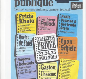 Intimité publique  – au théâtre de la Pépinière